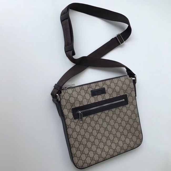 Gucci Courrier soft GG Supreme messenger 406408 brown