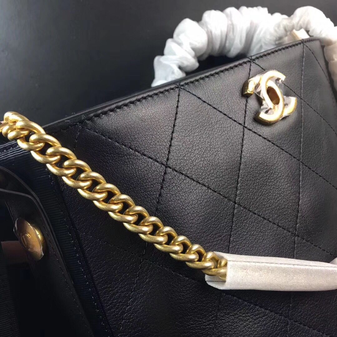 Chanel Retro Bucket Original Calfskin Bag CC62358 Black