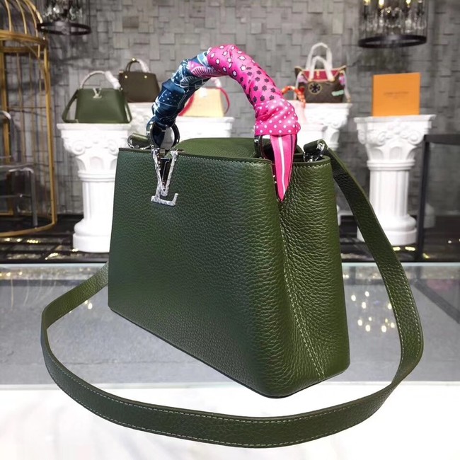 Louis vuitton original CAPUCINES PM M94587 green