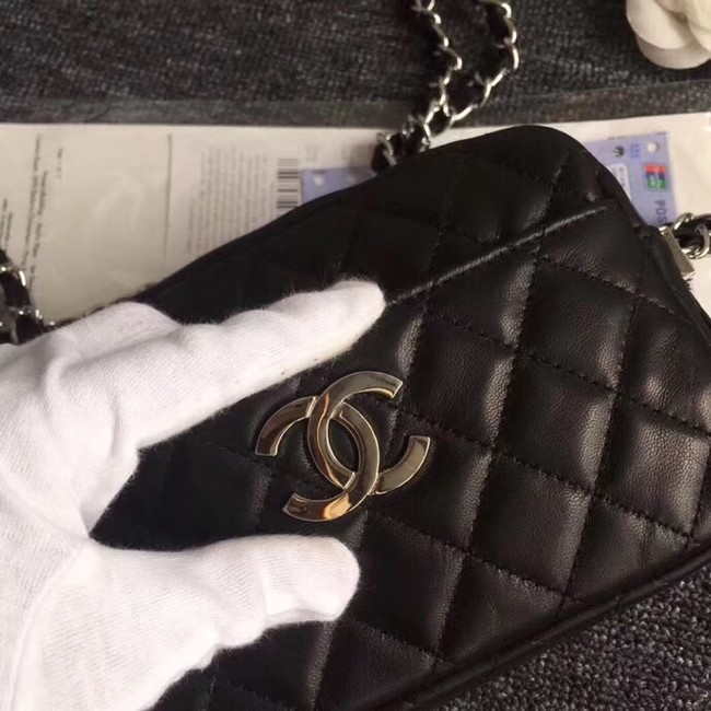 Chanel Classic Clutch with Chain Original Sheepskin 57746 black