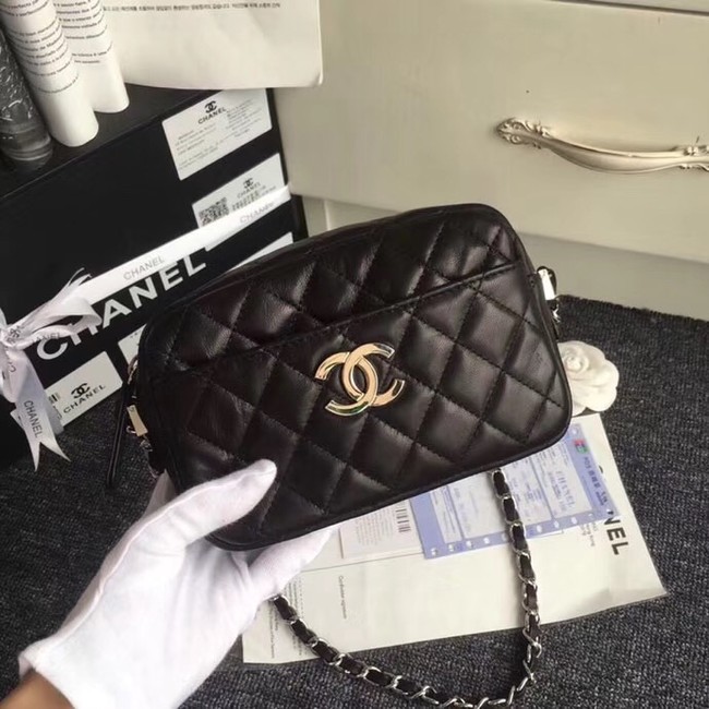 Chanel Classic Clutch with Chain Original Sheepskin 57746 black