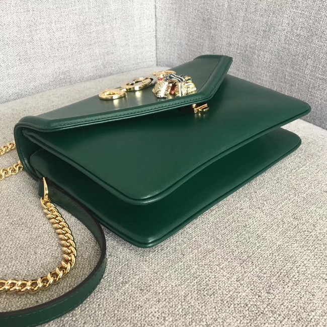 Gucci Rajah medium shoulder bag 537241 green