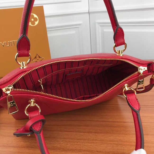 Louis Vuitton Mahina Leather m66817 red