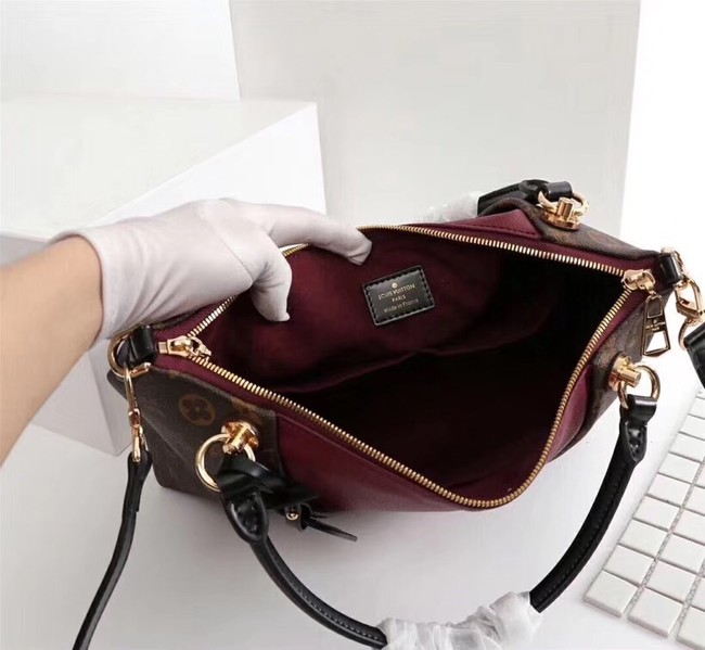 Louis Vuitton V TOTE MM M43949 Bordeaux Red