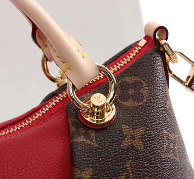 Louis Vuitton V TOTE MM M43949 red