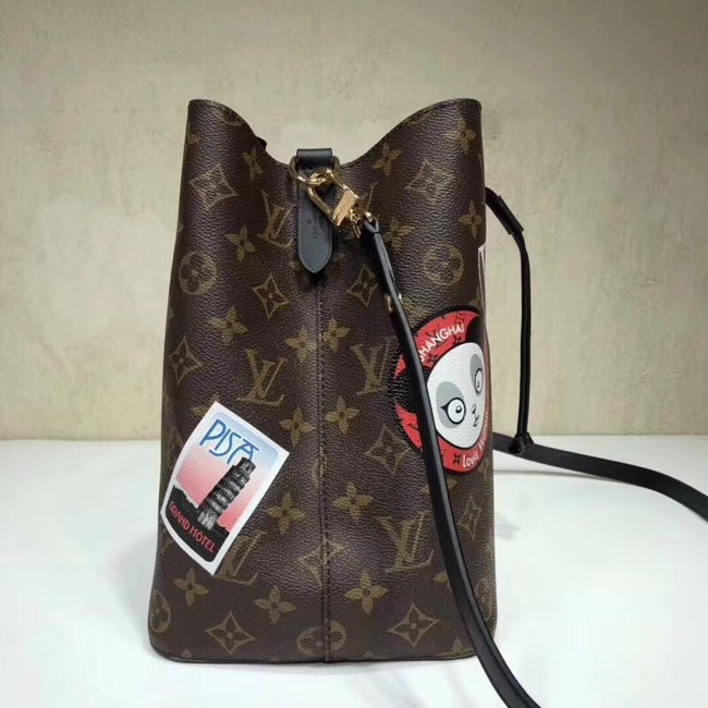 Louis vuitton original NEONOE MY LV WORLD TOUR P01072 black