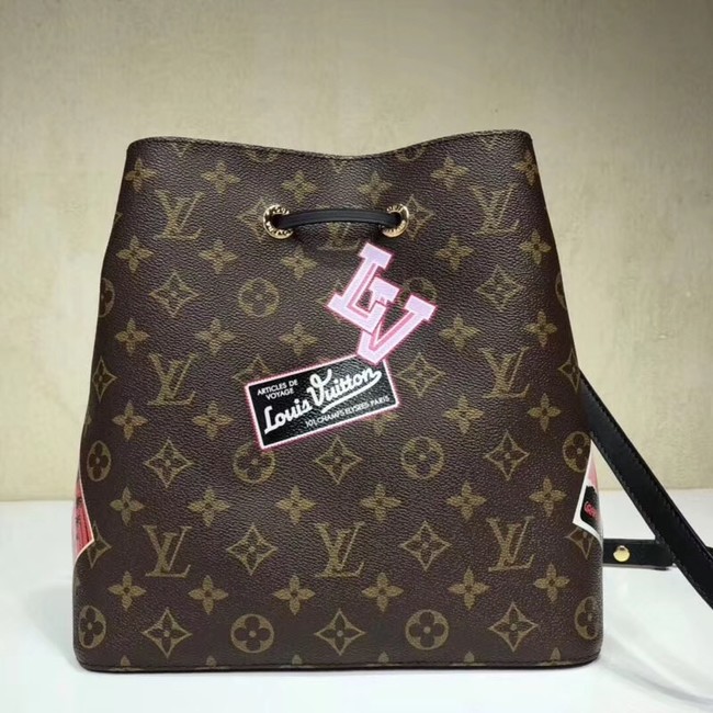 Louis vuitton original NEONOE MY LV WORLD TOUR P01072 black