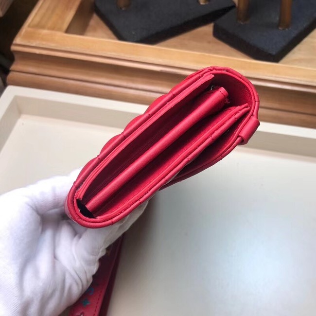 LOUIS VUITTON NEW WAVE LONG WALLET M63298 red