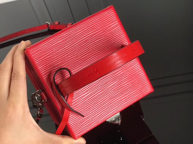 Louis Vuitton original Epi Leather BLEECKER BOX M52466 red