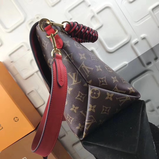 Louis vuitton original Monogram Canvas BEAUBOURG MM M43953 red