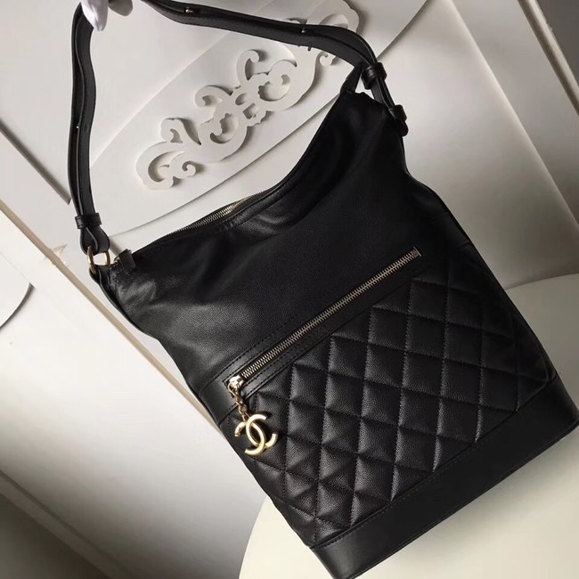 Chanel Hobo Handbag A57966 black