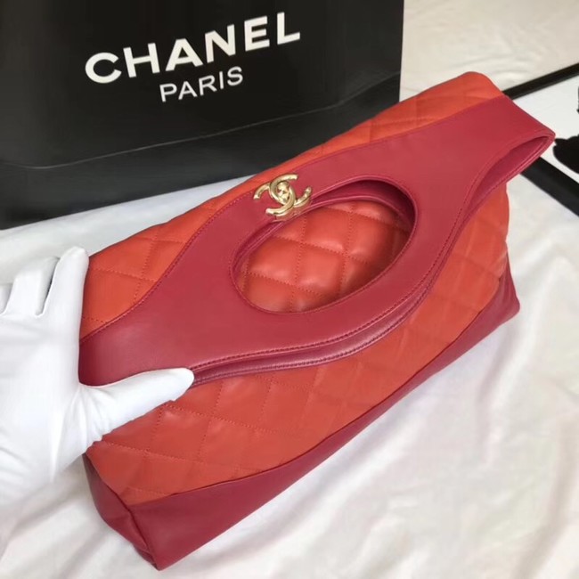 CHANEL 31 Large Shopping Bag A57977 Red