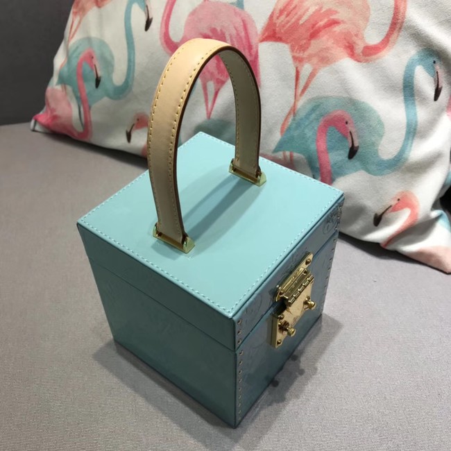 Louis Vuitton Monogram Vernis Original BLEECKER BOX M52464 Light blue