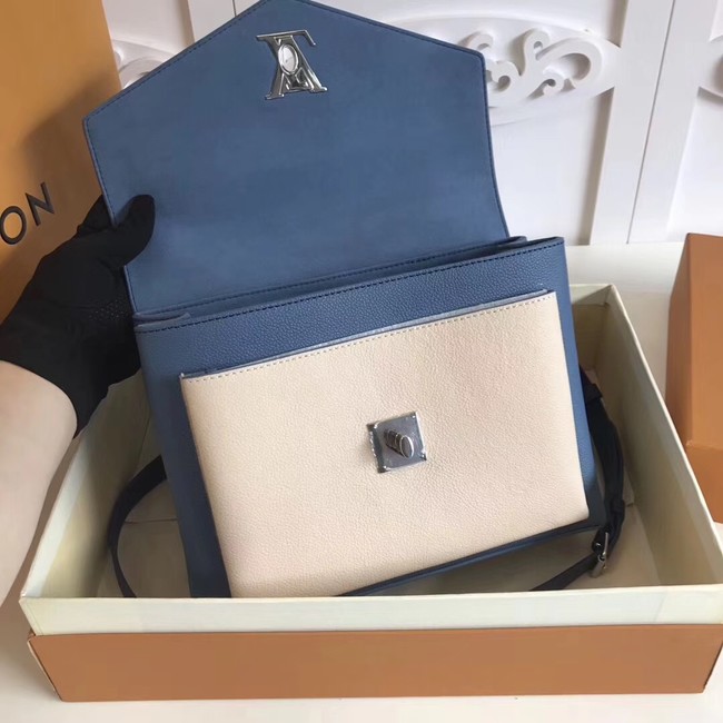 Louis vuitton original MY LOCKME M54849 blue&white