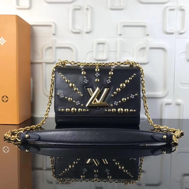 Louis vuitton original epi leather TWIST MM M52510 black