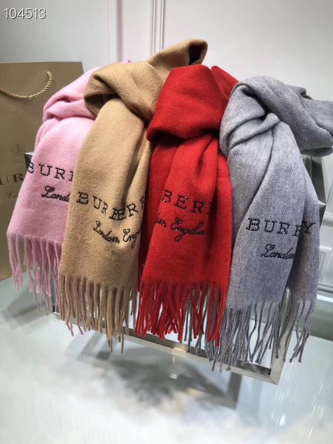 Burberry lambswool & cashmere scarf 71156 pink