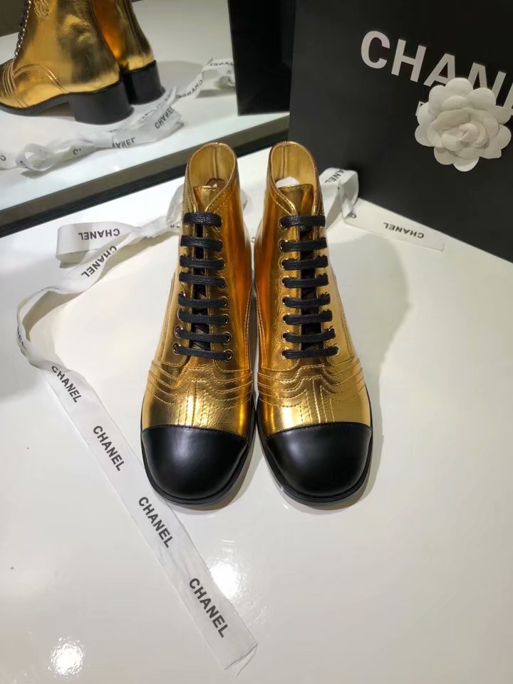 Chanel Shoes CH2442MG Gold