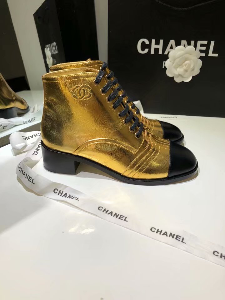 Chanel Shoes CH2442MG Gold