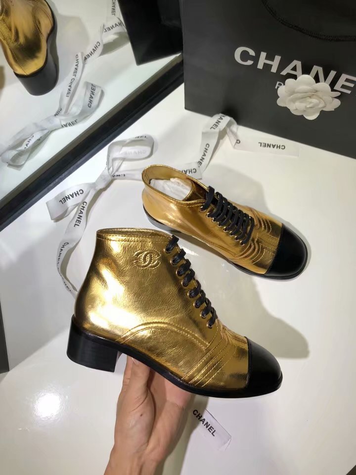 Chanel Shoes CH2442MG Gold