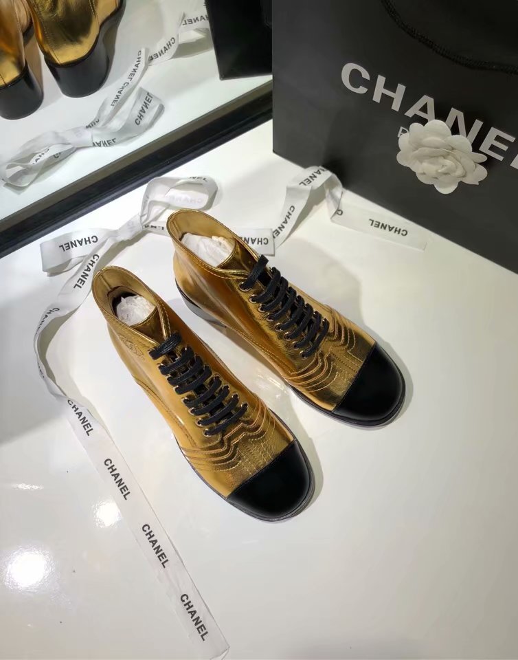 Chanel Shoes CH2442MG Gold