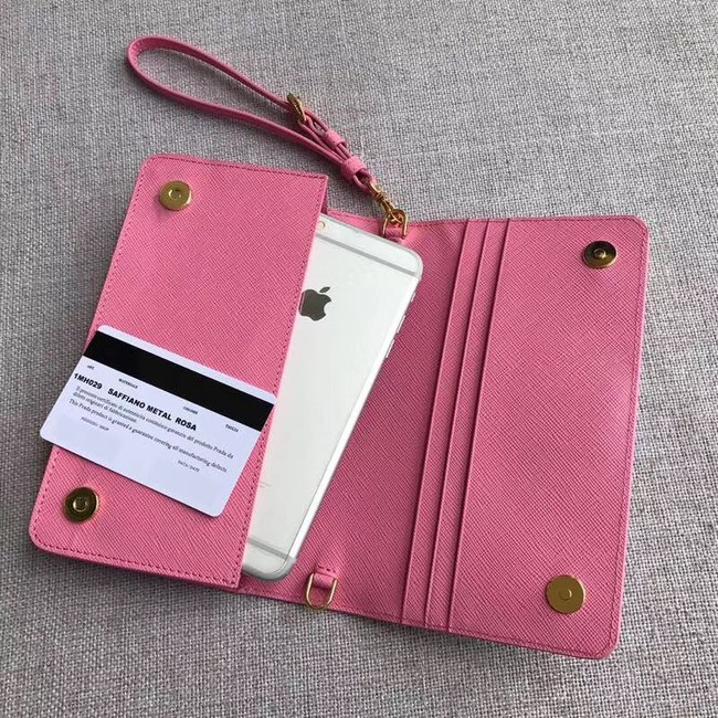 Prada Saffiano Leather Mini Bag 1HZ029 pink