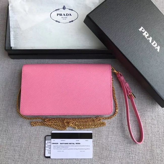 Prada Saffiano Leather Mini Bag 1HZ029 pink