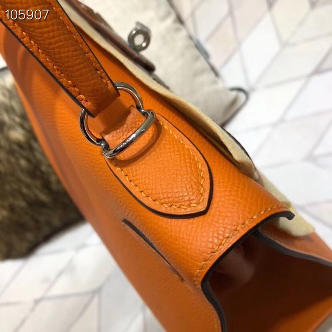 Hermes original Kelly Epsom Leather KL32 orange