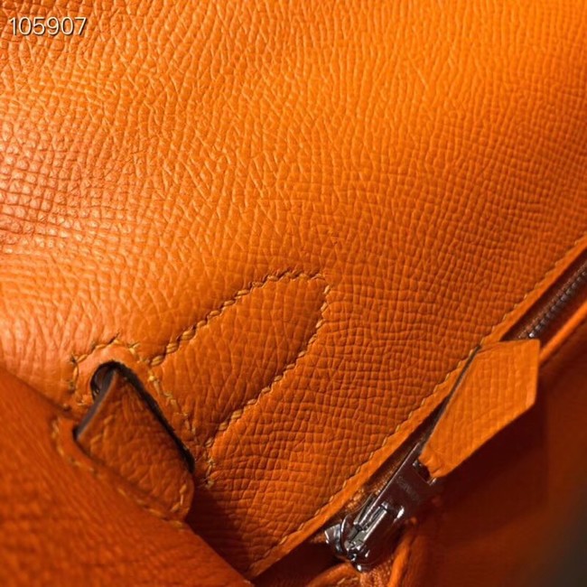 Hermes original Kelly Epsom Leather KL32 orange