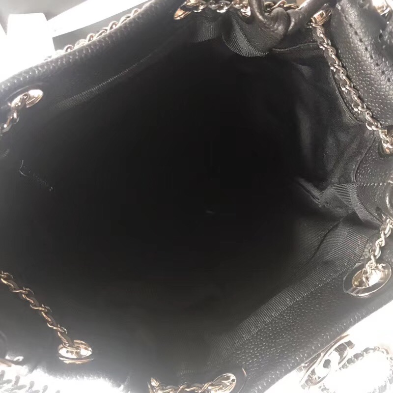 Chanel drawstring bag A91273 black