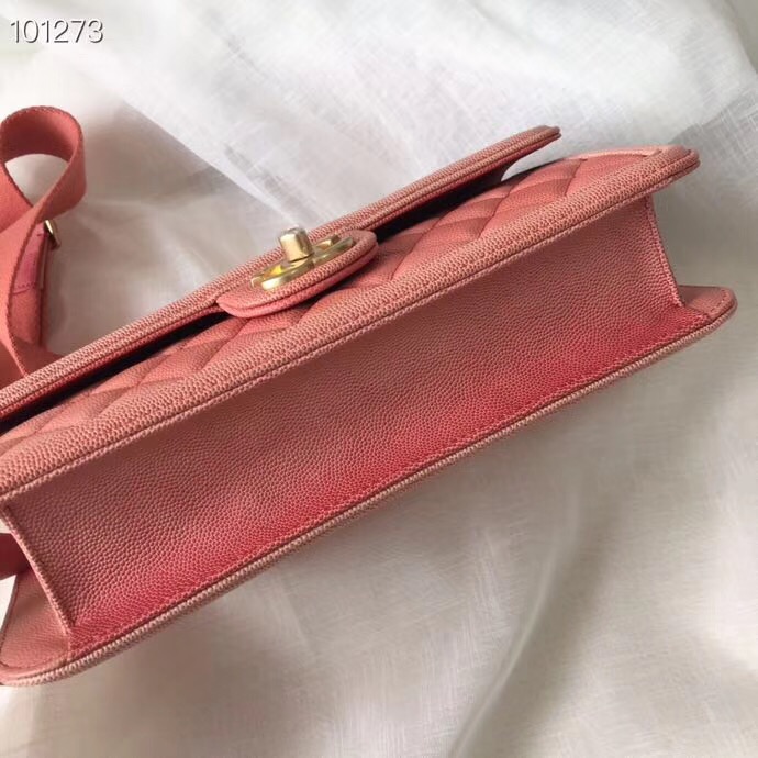 Chanel flap bag AS0062 Coral