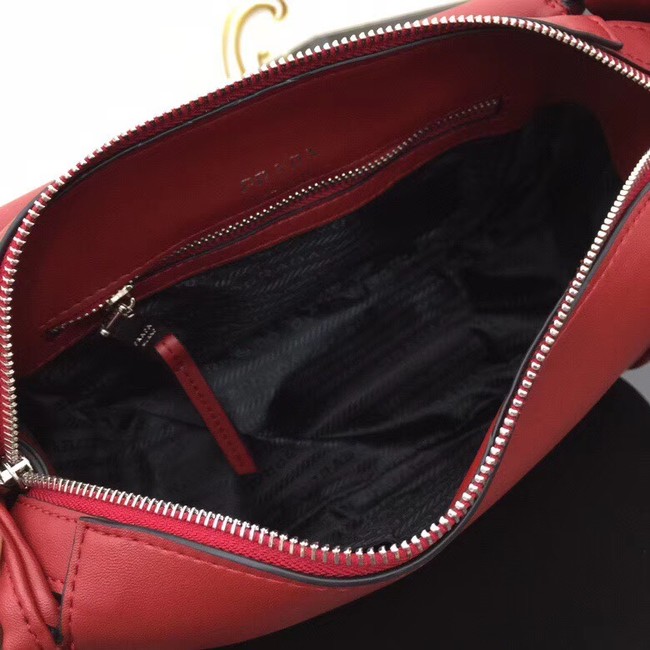 Prada Concept calf leather bag 1BD123 Wine