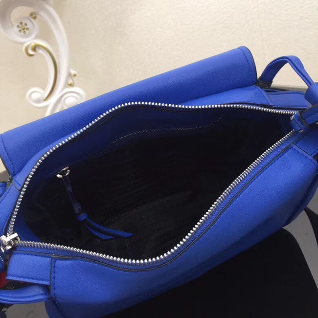 Prada Concept calf leather bag 1BD123 blue