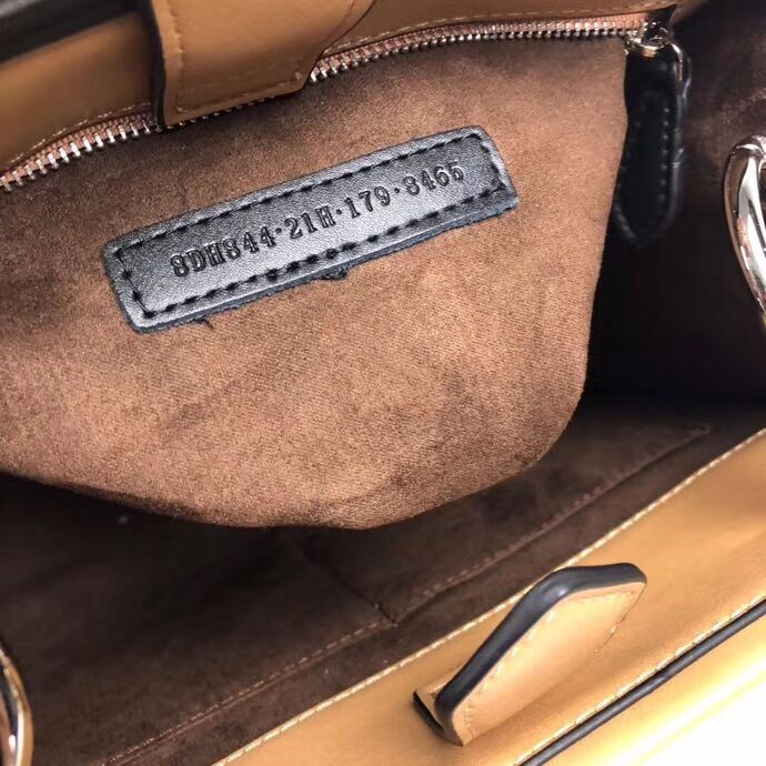 Fendi KAN I F Brown leather bag 8DH844 brown