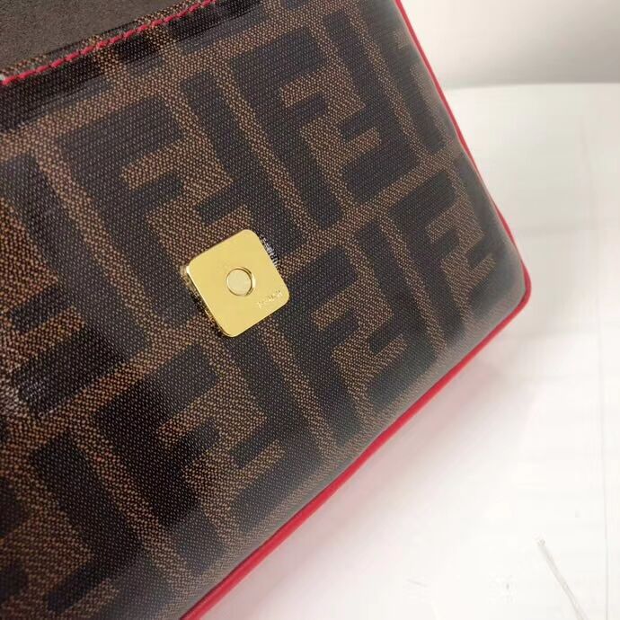 Fendi WALLET ON CHAIN 8HF836 RED