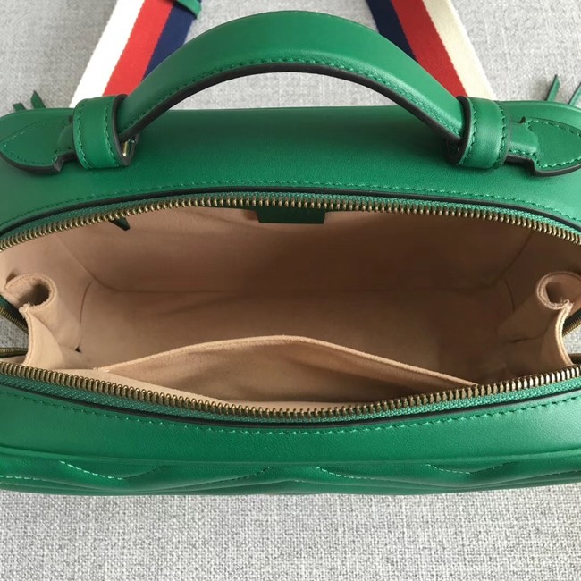 Gucci GG Marmont small shoulder bag 498100 green