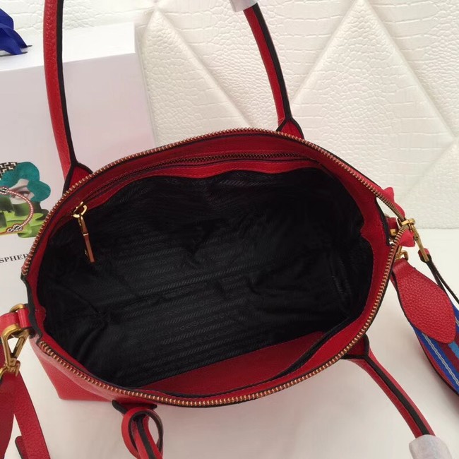 Prada Calf leather bag 1BA157 red