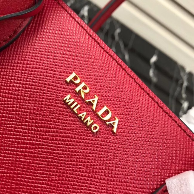 Prada Saffiano Leather Tote Large 1BA153 red