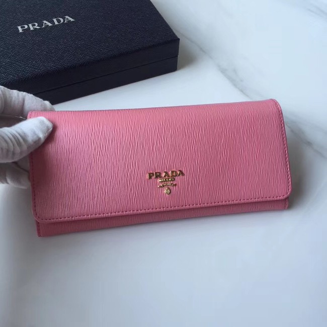 Prada Calfskin Leather Shoulder Bag 1BP290 rose