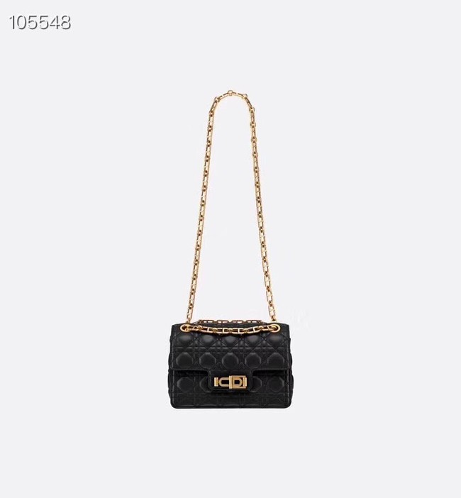 Dior MISS DIOR BAG IN BLACK LAMBSKIN M0250C