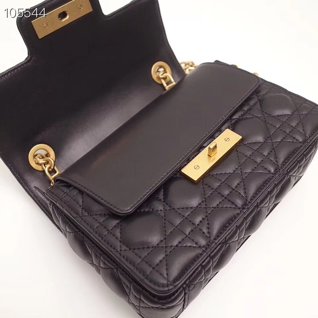 Dior MISS DIOR BAG IN BLACK LAMBSKIN M0250C