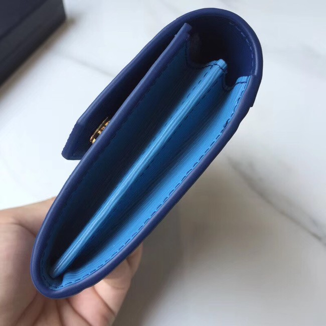 Prada leather mini-bag 1DF003 blue