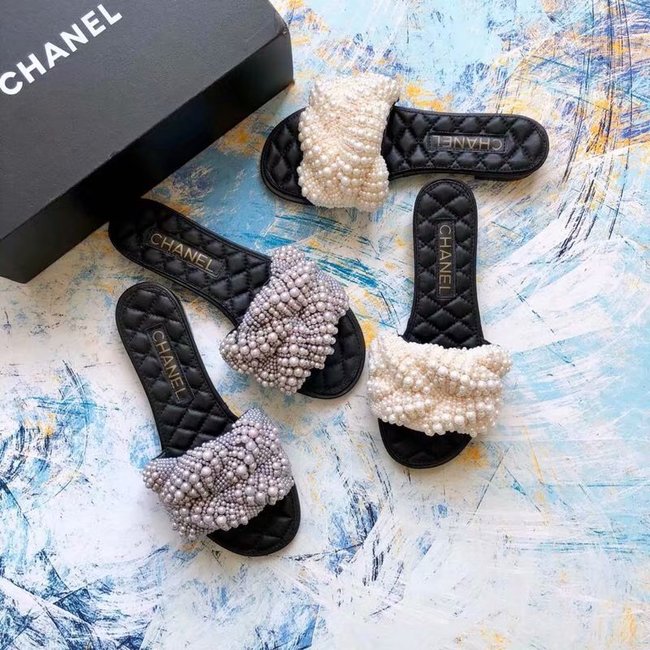 Chanel Pearl slippers CH2479XXC-2