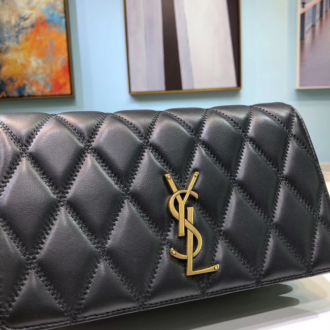 SAINT LAURENT Angie quilted leather shoulder bag 568906 black