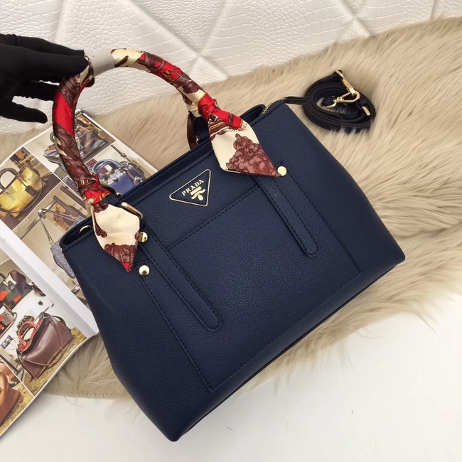 Prada Calf leather bag 5021 blue