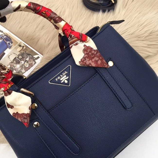 Prada Calf leather bag 5021 blue