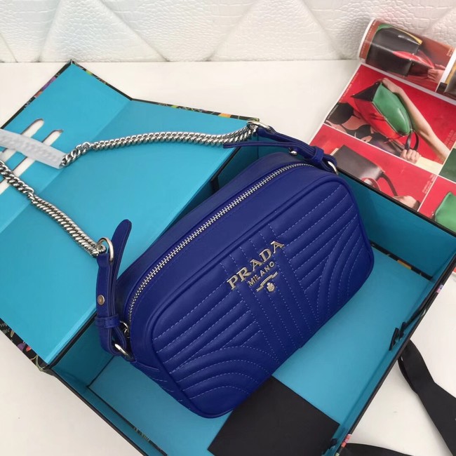 Prada Calf leather bag 183 blue