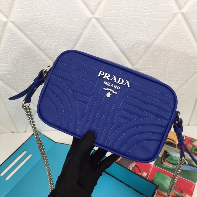 Prada Calf leather bag 183 blue