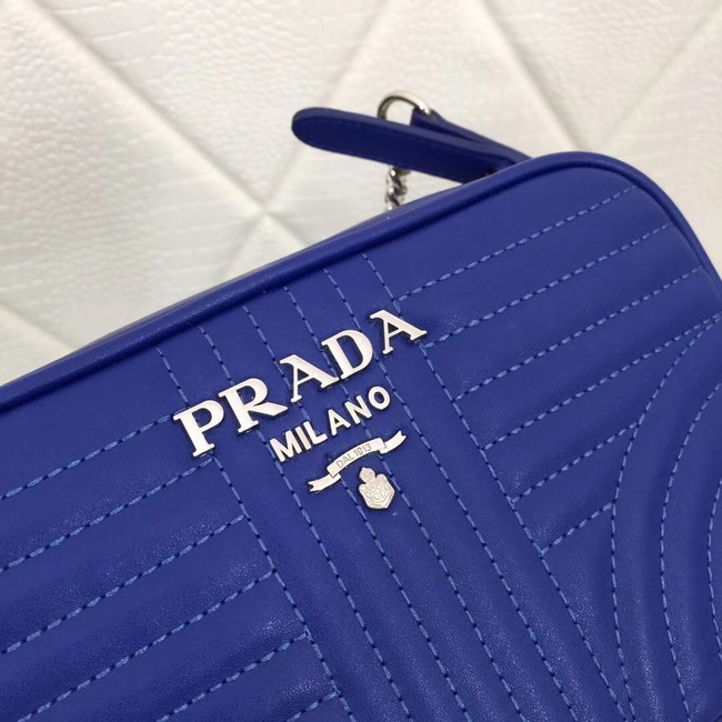 Prada Calf leather bag 183 blue