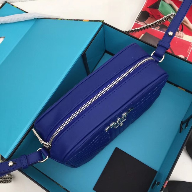 Prada Calf leather bag 183 blue