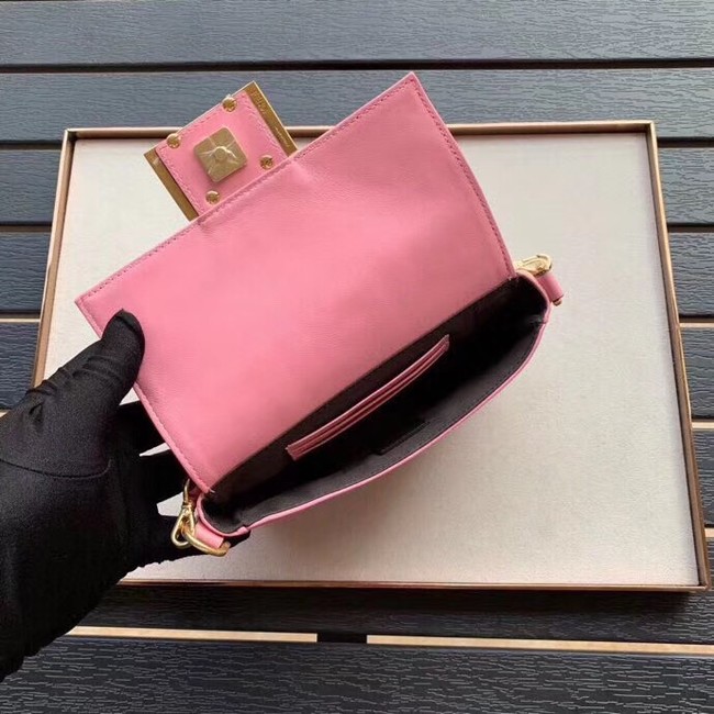 FENDI BAGUETTE Mini Shoulder Bag 8BS017 pink